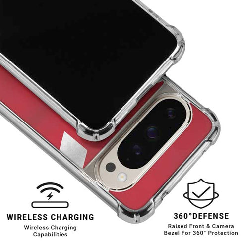 Russia Soccer Flag Pixel 9/9 Pro Clear Case